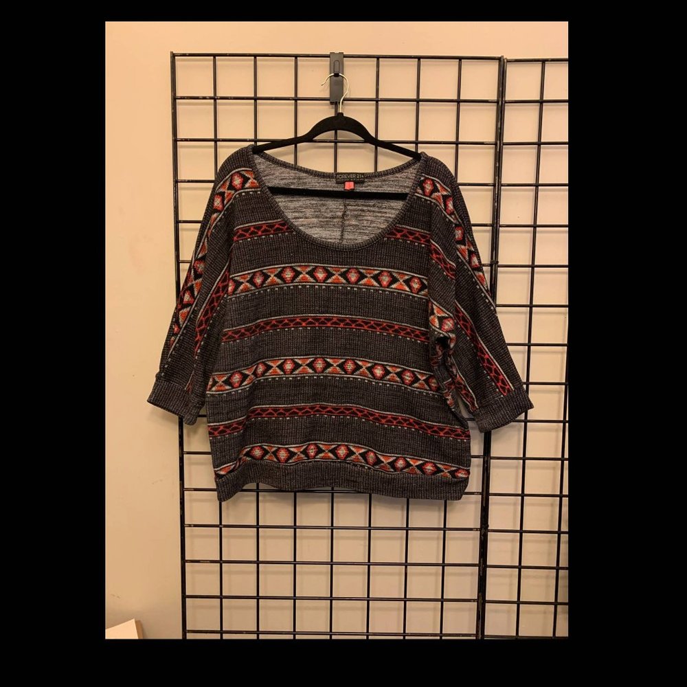 Printed Sweater